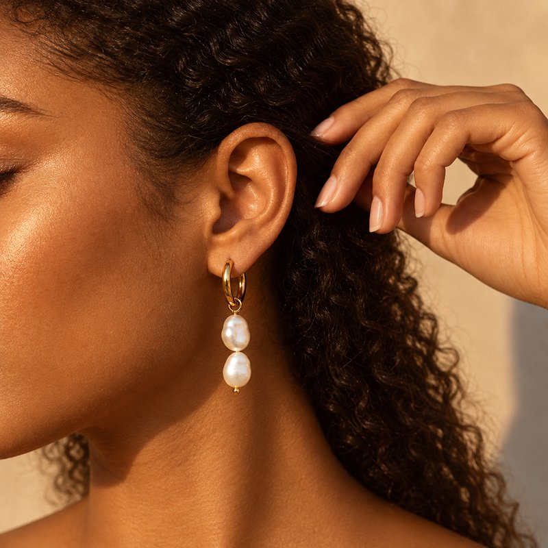 gold hoops and baroque
